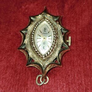 ENDURA Vintage Silver Plated Turquoise Western Design Watch‎ Pendant Locket Rare